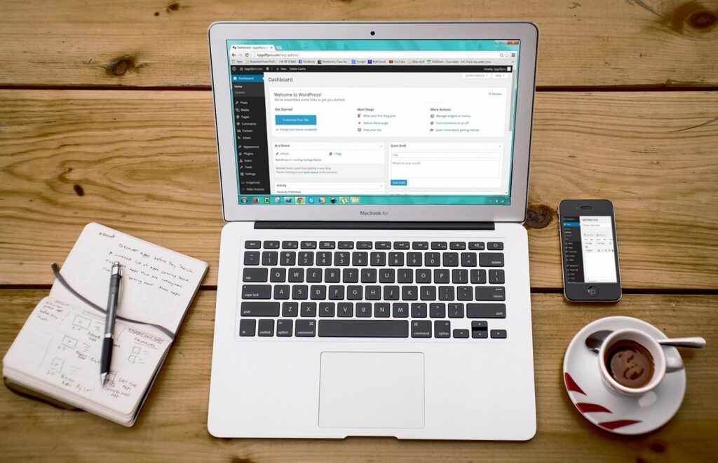 Setting website with WordPress
