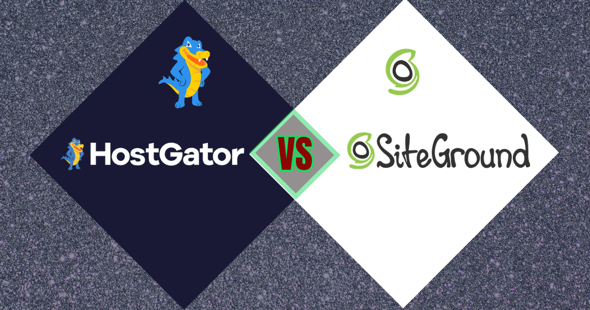 Hostgator vs siteground comparison