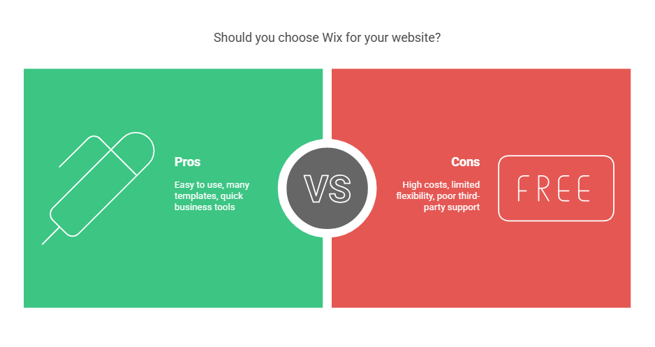 Wix pros and cons wix review pros and cons visual