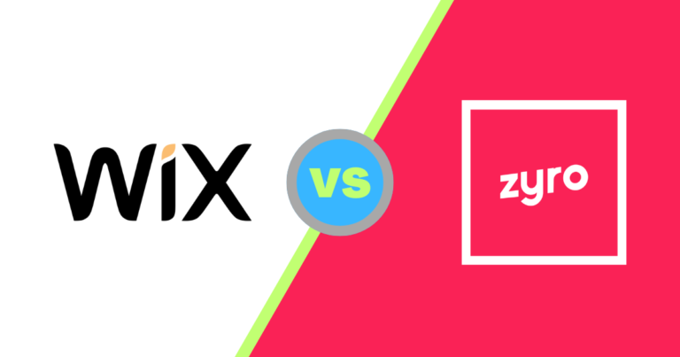 Wix vs Zyro Comparison