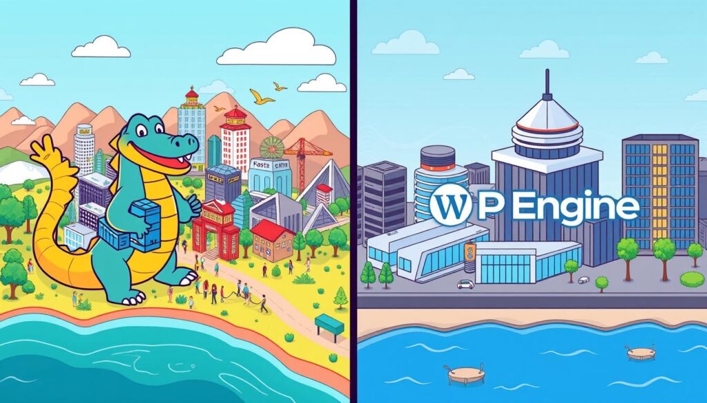 hosting advantages and disadvantages Hostgator vs WP Engine: hosting advantages and disadvantages