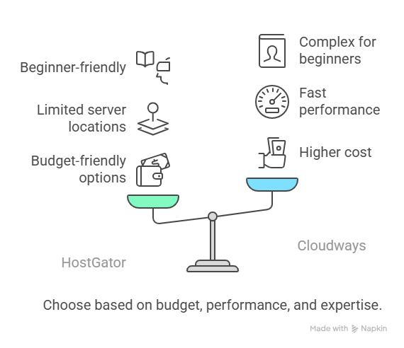 Hodtgator vs Cloudways, Pros and Cons