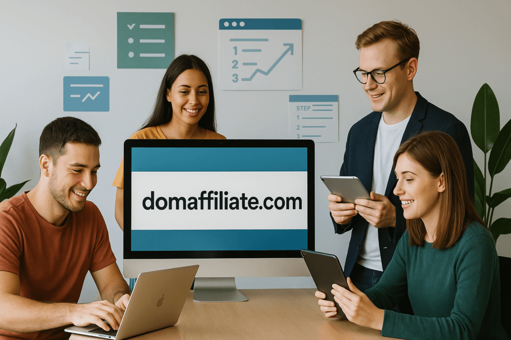 home page welcome to domaffiliate.com image