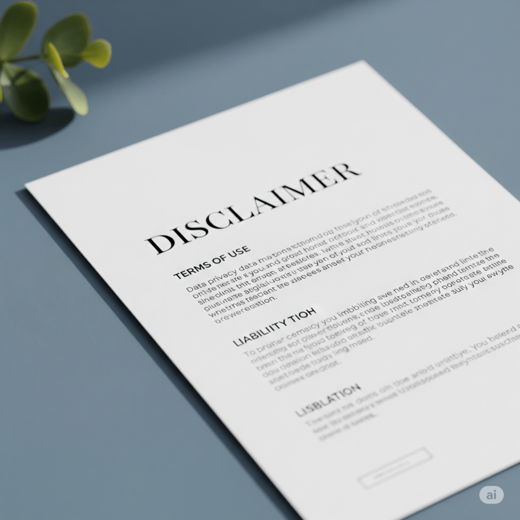 Disclaimer 01