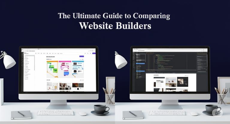 comparing website builders featured image