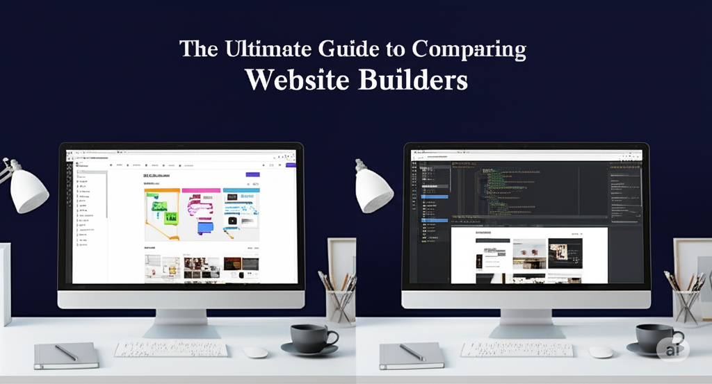 comparing website builders featured image